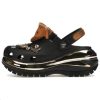 Zuecos Crocs Mega Crush «Negro tostado» 209357-001