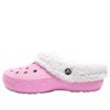 Zuecos Crocs Mommoth Evo, ligeros, resistentes al desgaste y abrigados, color rosa 12878-6U5