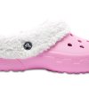 Zuecos Crocs Mommoth Evo, ligeros, resistentes al desgaste y abrigados, color rosa 12878-6U5