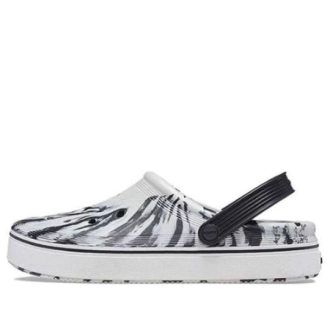Zuecos Crocs Off Court «Marble White Black» 208601-066