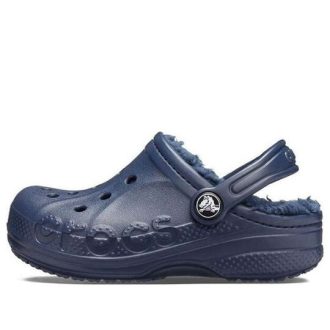 Zuecos Crocs (PS) Classic Baya con forro azul marino 207500-463