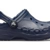Zuecos Crocs (PS) Classic Baya con forro azul marino 207500-463
