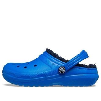 Zuecos Crocs (PS) Classic con forro azul 207010-4KZ