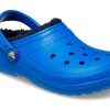 Zuecos Crocs (PS) Classic con forro azul 207010-4KZ