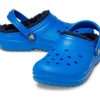 Zuecos Crocs (PS) Classic con forro azul 207010-4KZ