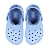 Zuecos Crocs (PS) Classic con forro azul claro 207010-4NS