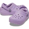 Zuecos Crocs (PS) Classic con forro «Purple Violet» 207010-5PR