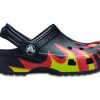 Zuecos Crocs (PS) Classic Flame Broiled «Negro, Rojo, Verde» 206629-0X9