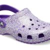 Zuecos Crocs (PS) Classic Glitter «Morado» 206993-573
