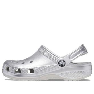 Zuecos Crocs (PS) Classic Metallic «Plateado Metálico» 209196-0P1