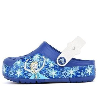Zuecos Crocs (PS) Crocslight Frozen «Azul Blanco» 202357-4BE