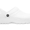 Zuecos Crocs Specialist II, informales, resistentes al desgaste, unisex, color blanco, 204590-100