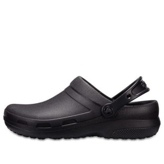 Zuecos Crocs Specialist II, informales, resistentes al desgaste, unisex, color negro, 204590-001