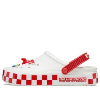 Zuecos Crocs Toy Story Pizza Planet Off Court «Blanco y rojo» 209816-100