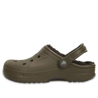 Zuecos Crocs Winter con forro «Walnut Espresso» 203766-23J