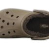 Zuecos Crocs Winter con forro «Walnut Espresso» 203766-23J