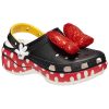 Zuecos Crocs (WMNS) x Minnie Mouse Classic Platform «Negro Rojo Blanco» 209896-100