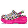 Zuecos Crocs x Lisa Frank Mega Crush «Rosa Multi» 207735-6QQ