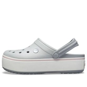 Zuecos de plataforma Crocs «Gris claro» 205434-04M