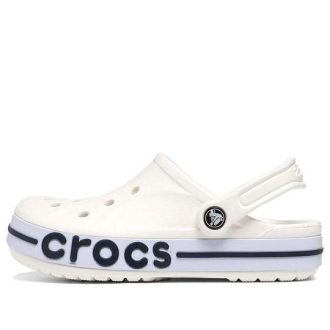 Zuecos de playa Crocs Bayaband, color blanco, 205089-126