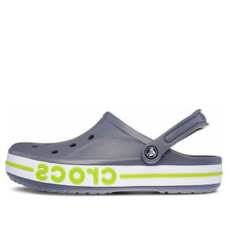 Zuecos de playa Crocs Bayaband unisex, color gris, 205089-0A3