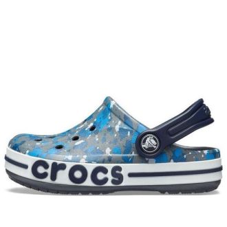 Zuecos estampados Crocs (GS) Bayaband «Gris azulado» 205810-025